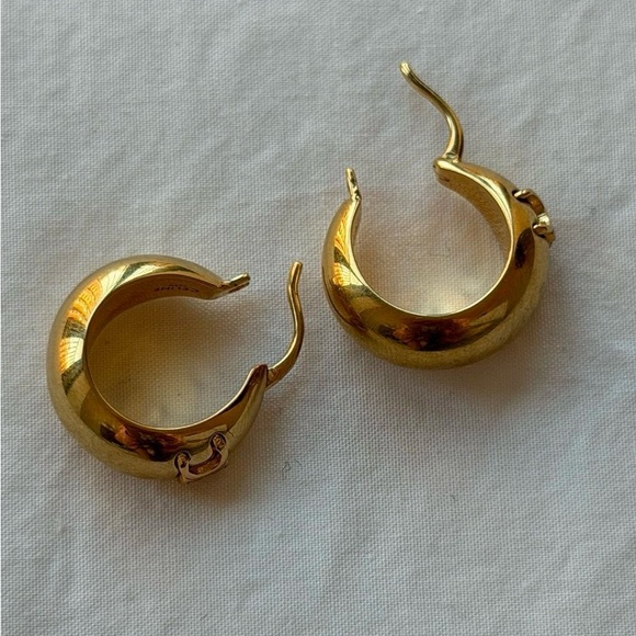 Celine Triomphe Hoop Earrings - Picture 4 of 6